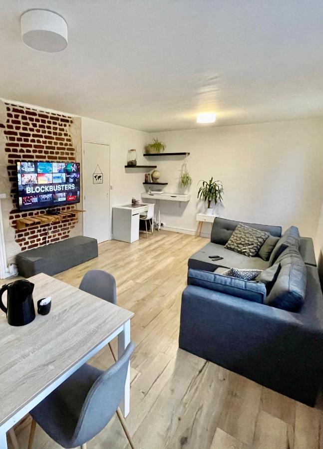 Grand T2 Au Rdc Hyper Centre Navette Et Sauna En Option Beauvais Exterior photo